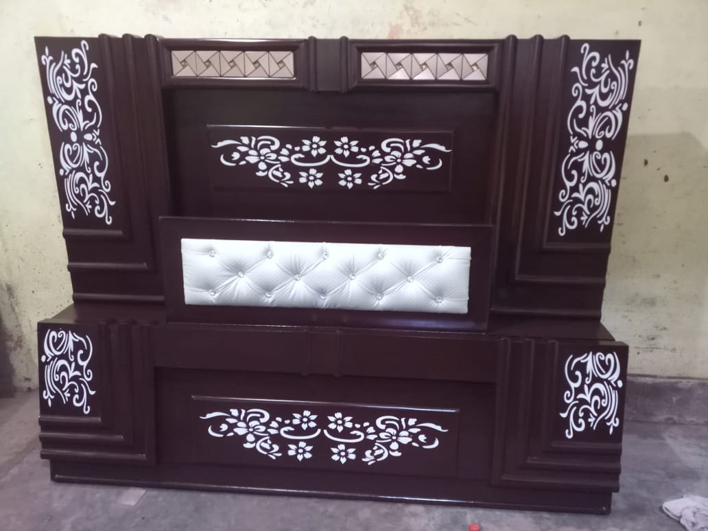 Ornate Carved Bed